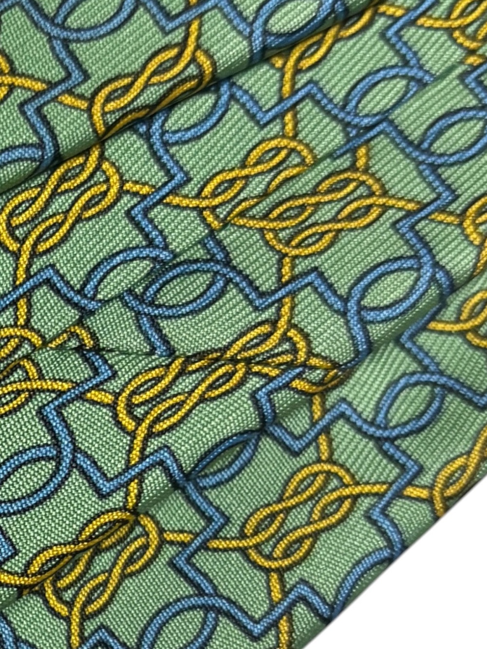 HERMÈS silk tie